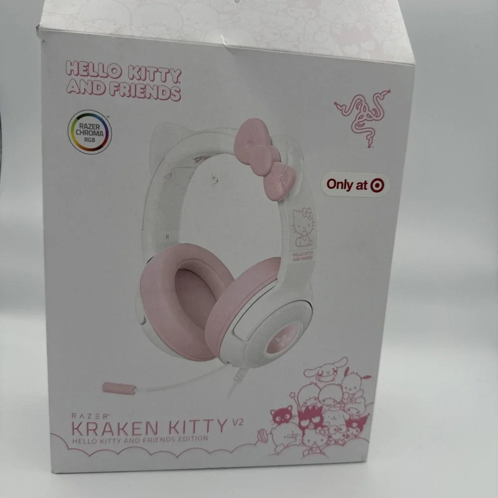 Razer Kraken Kitty V2 Headset Hello Kitty and Friends Edition Pink Chroma RGB